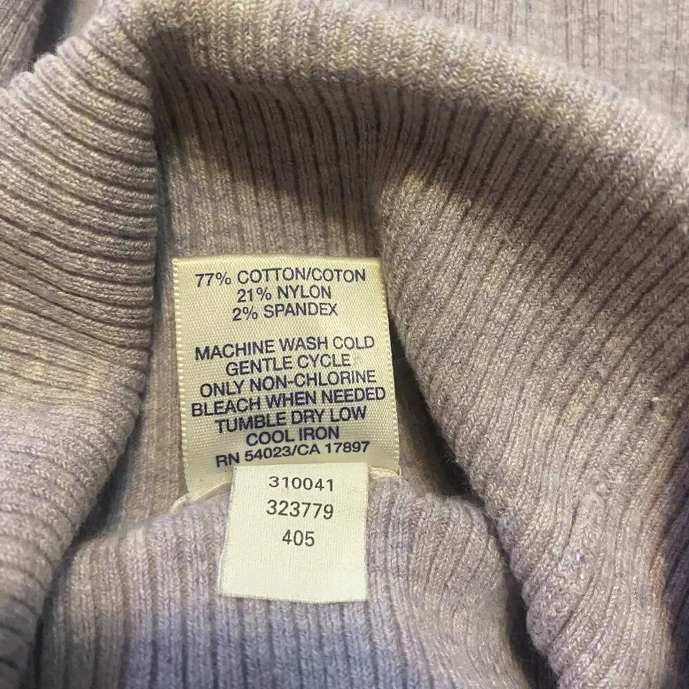 Old Navy Lavender Knit turtleneck sweater, size XXL